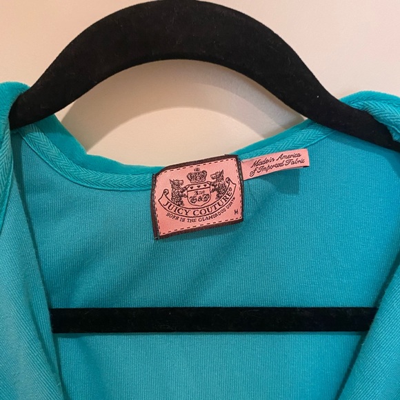 Kids Blue Juicy Couture Zip Up short sleeve jacket - Picture 2 of 4